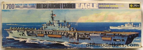 Fujimi 1/700 HMS Eagle Aircraft Carrier  With Gold Medal Models British Carrier Details, WLA124-800 plastic model kit